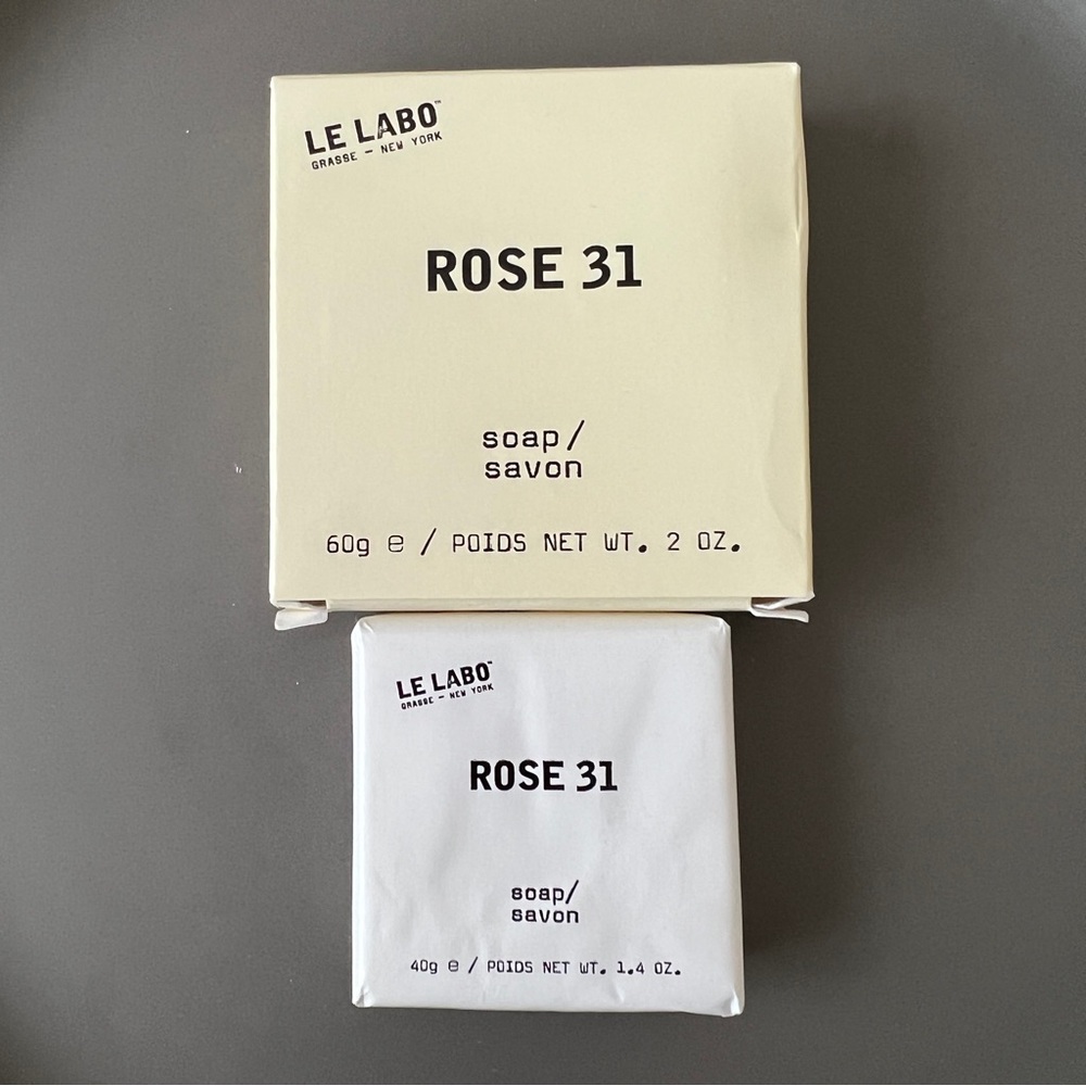 LE LABO ROSE 31 Soaps 1 60g 1 40g